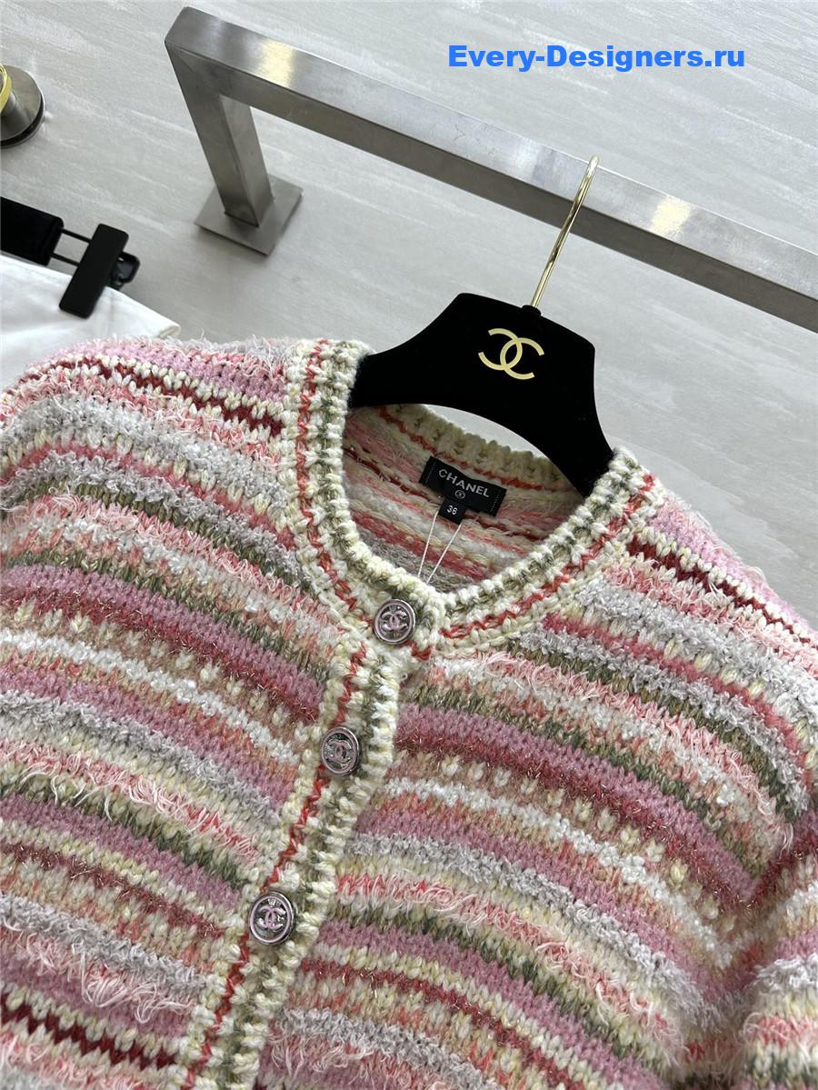 Ch**el colorful yarn cardigan jacket