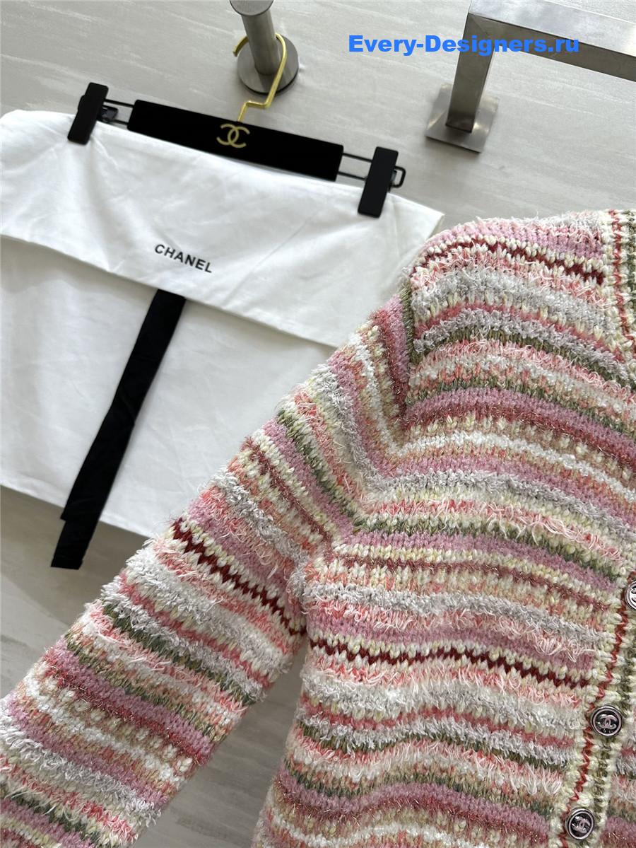 Ch**el colorful yarn cardigan jacket