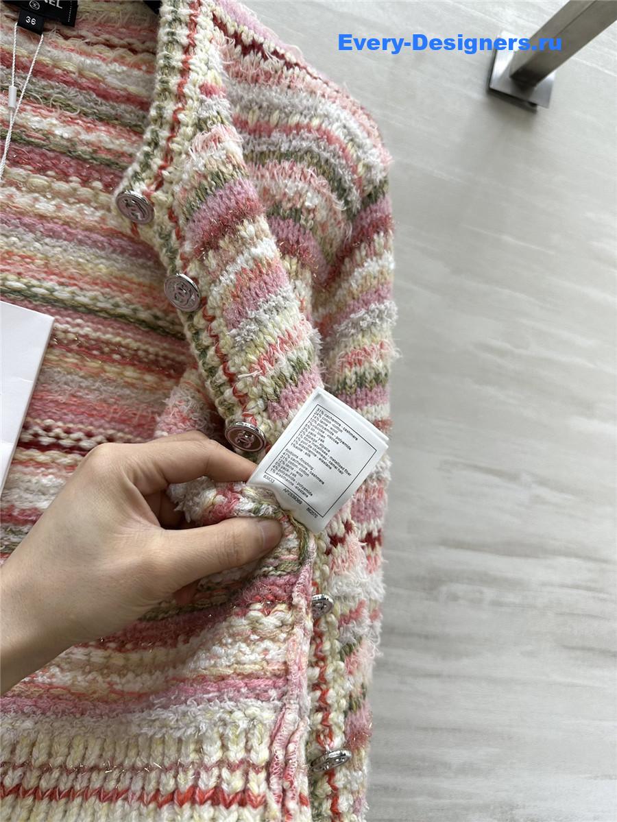 Ch**el colorful yarn cardigan jacket