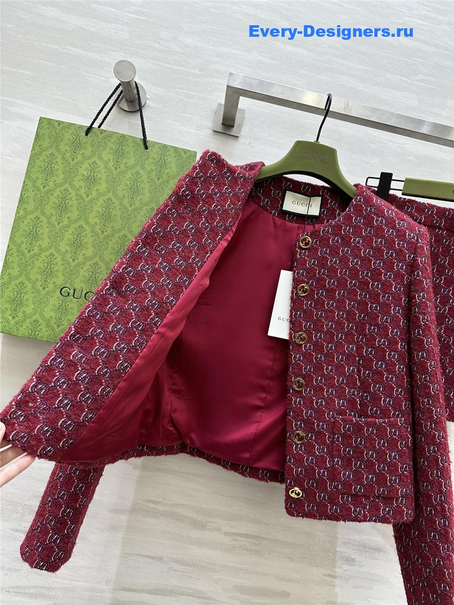 Gvc*1 woven tweed suit