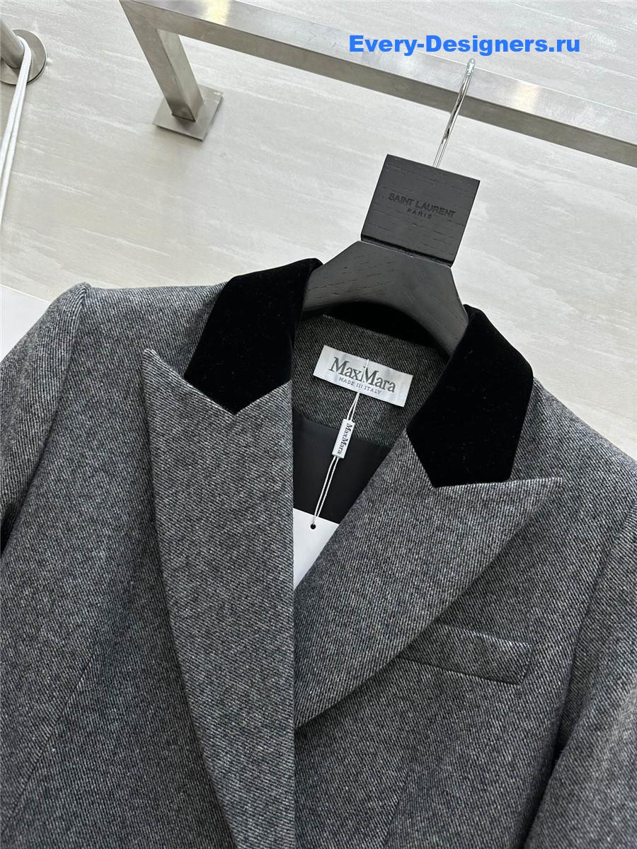 Vanitoo wool lapel long coat