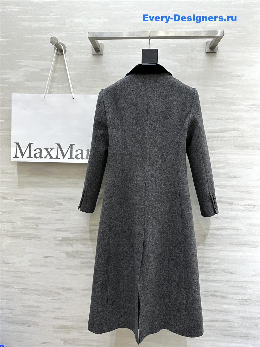 Vanitoo wool lapel long coat