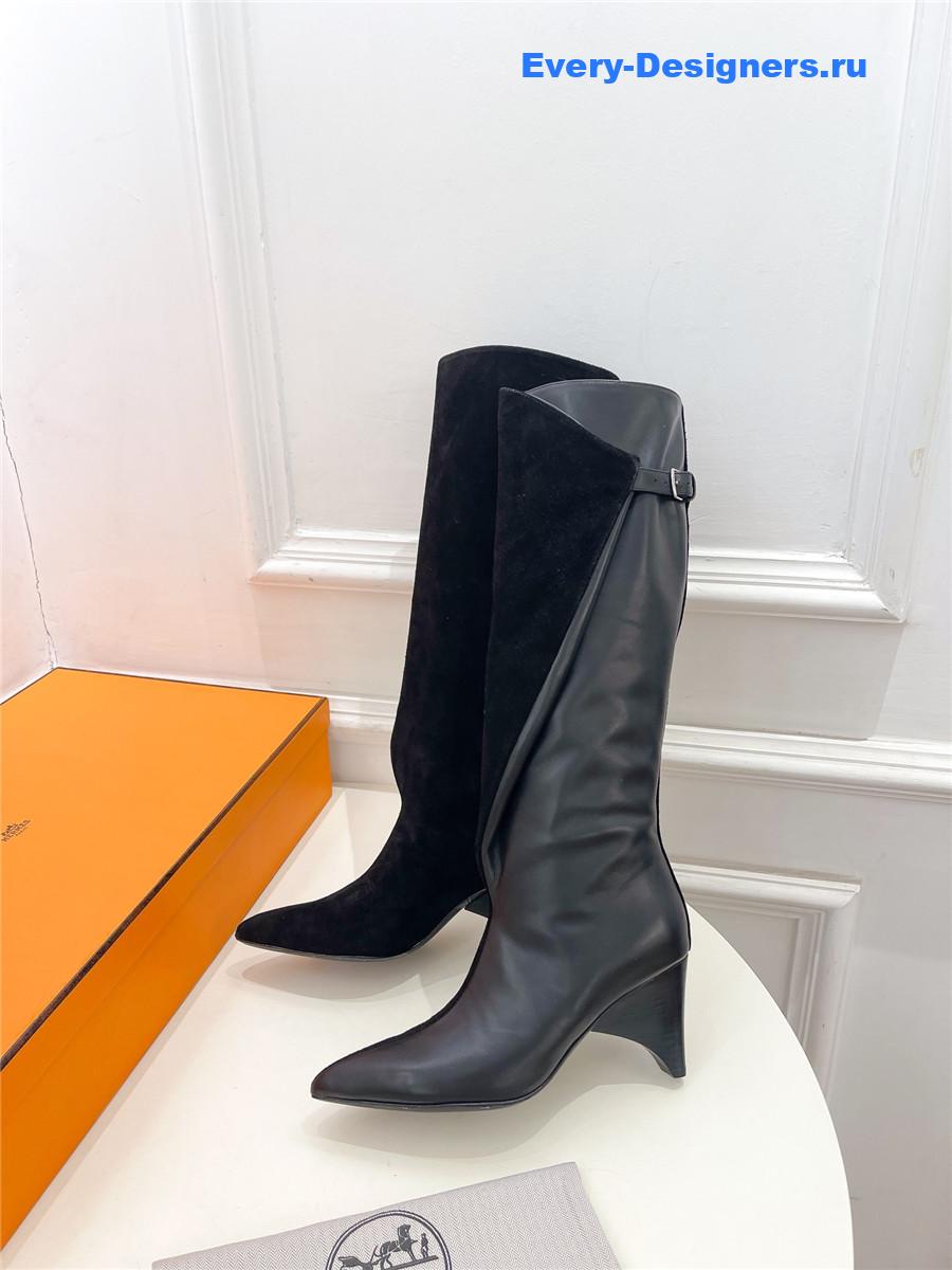 H**me5 suede hanae 85 long boots