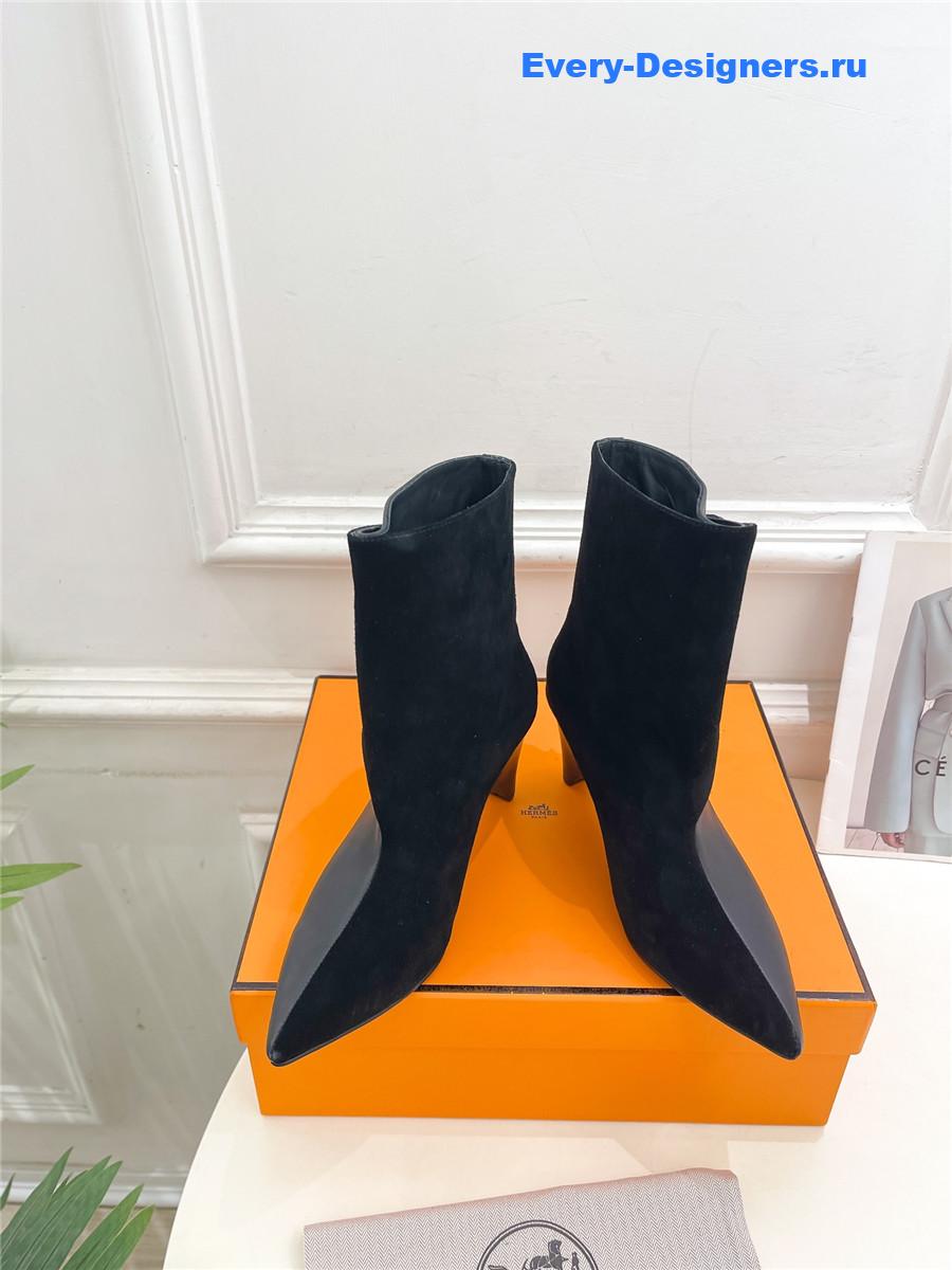 H**me5 hanae 85 suede ankle boots for women