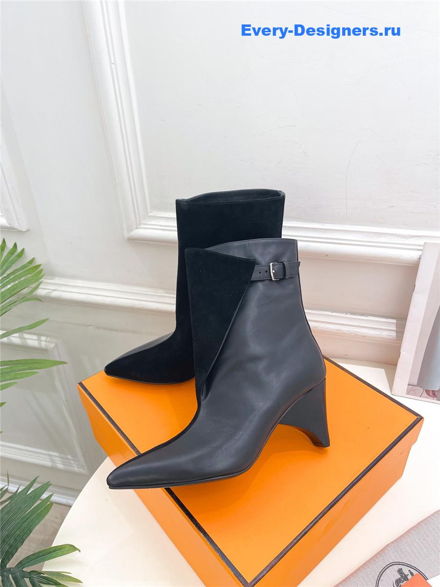 H**me5 hanae 85 suede ankle boots for women