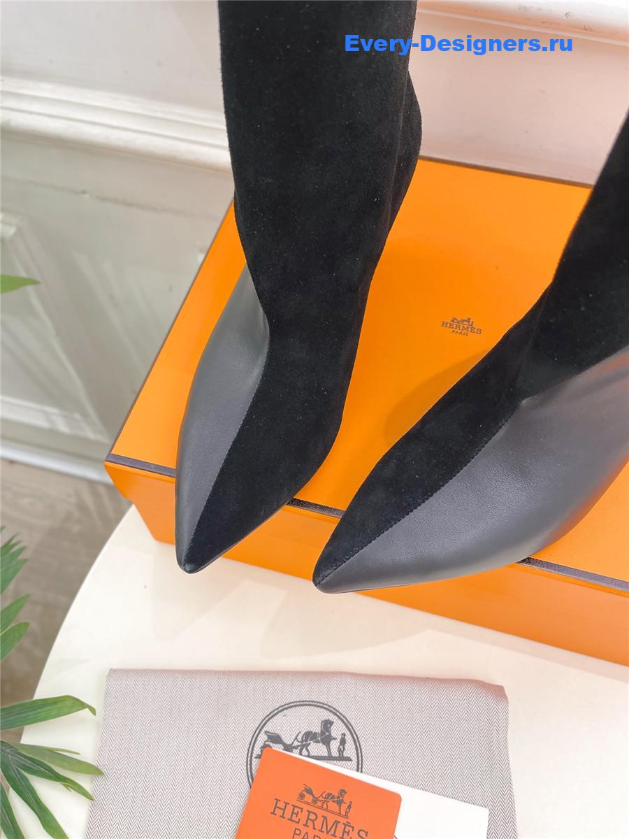 H**me5 hanae 85 suede ankle boots for women