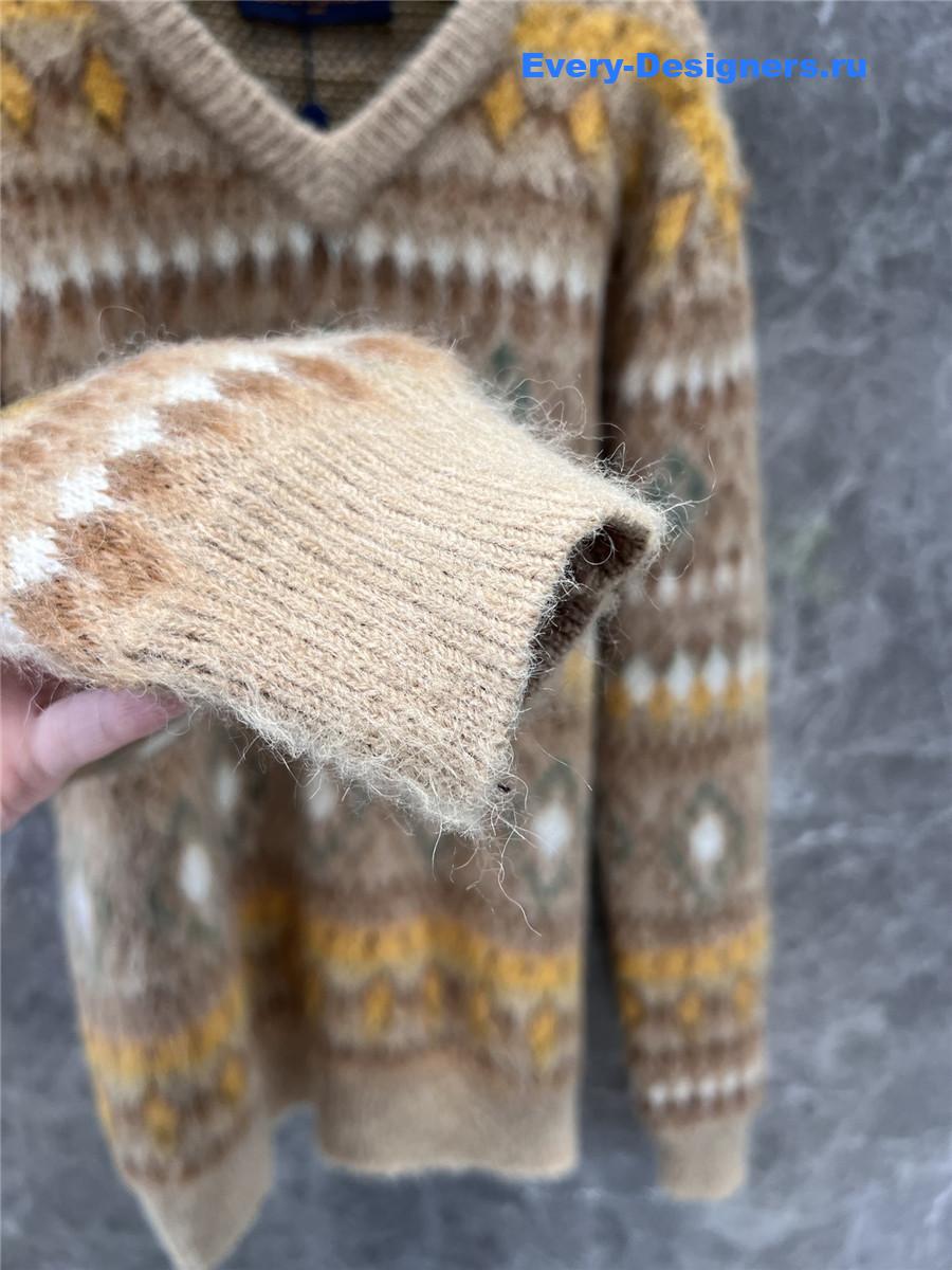 l0vis Vvtt0n mohair fair isle sweater