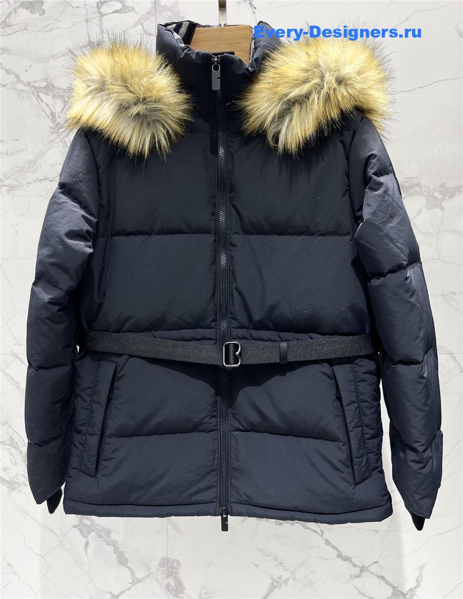 Bv*b*rry hooded cropped puffer jacket
