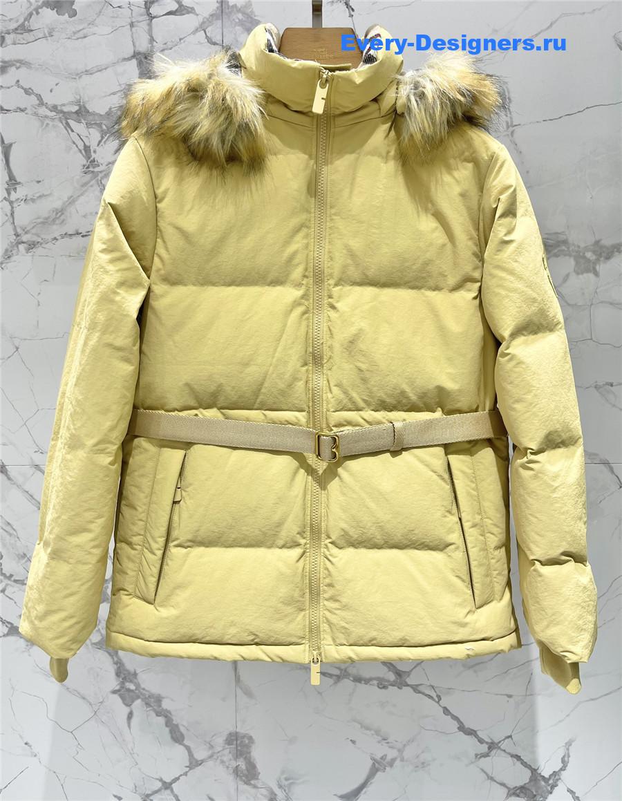 Bv*b*rry hooded cropped puffer jacket