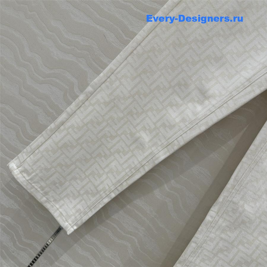 F**di monogram straight pants