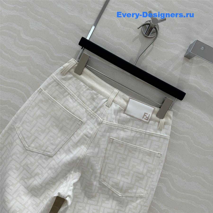 F**di monogram straight pants