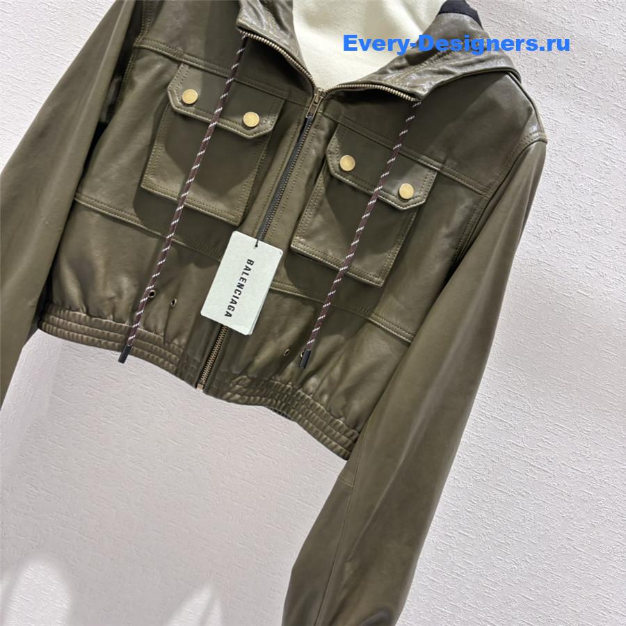 Ba1en*iaga lambskin jacket