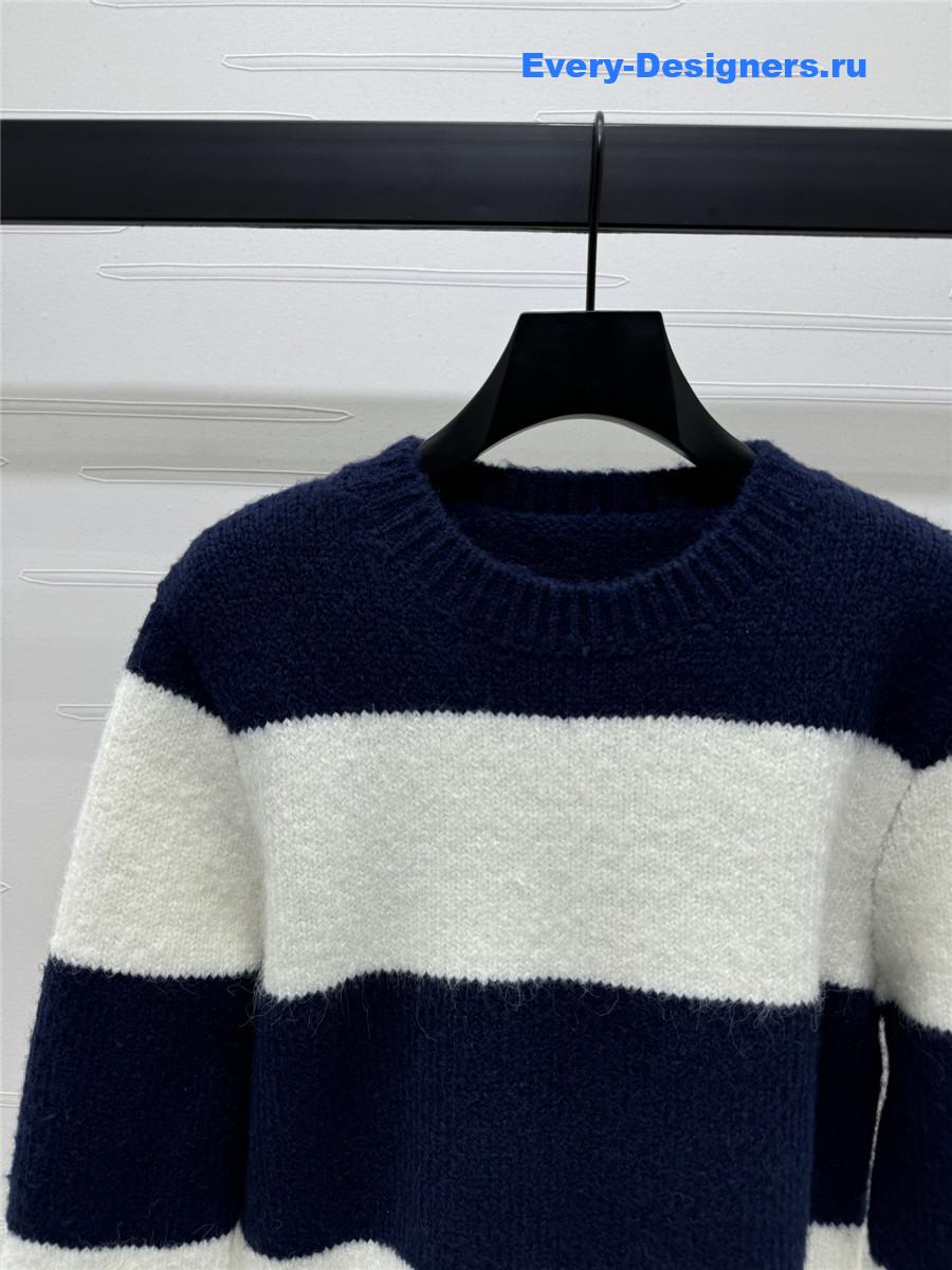 Ce1i*e chunky mohair wool sweater