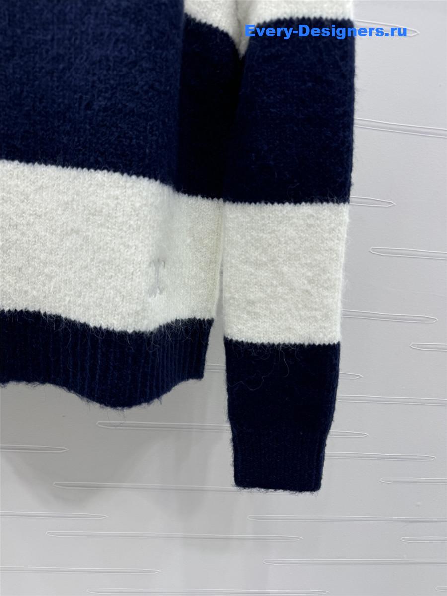 Ce1i*e chunky mohair wool sweater