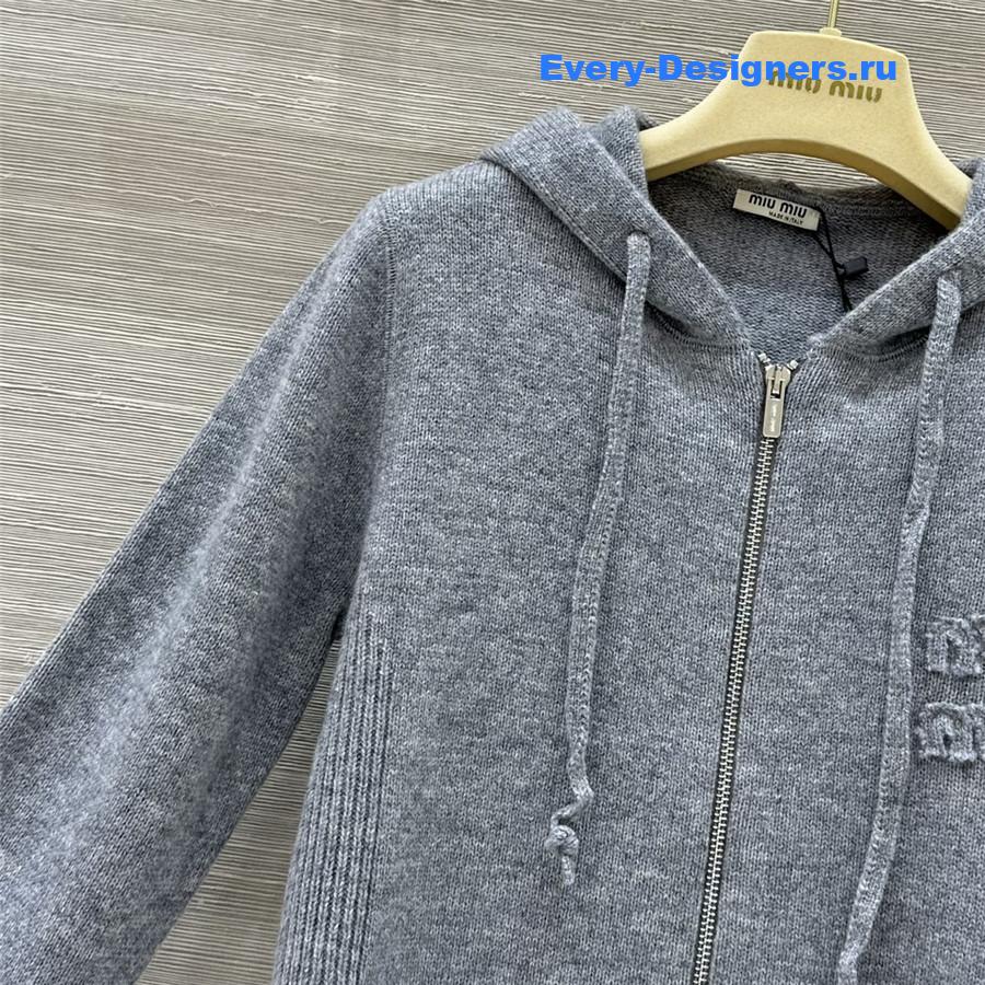 M1um1u zipper jacket + pants set