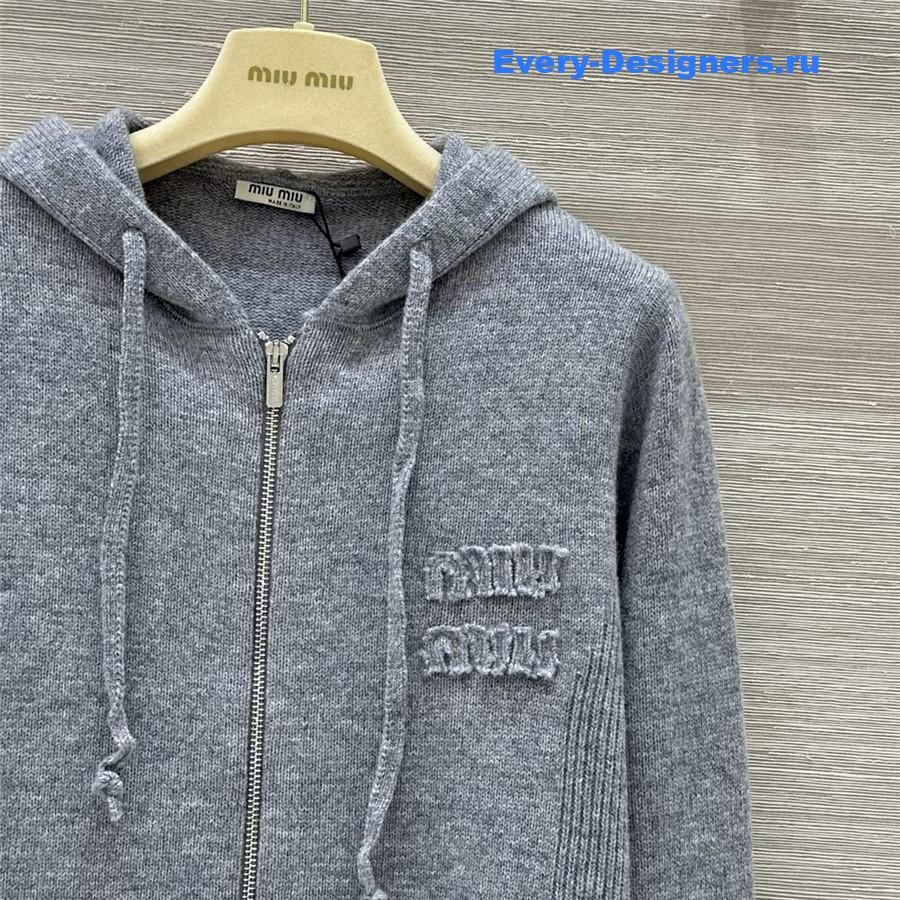 M1um1u zipper jacket + pants set