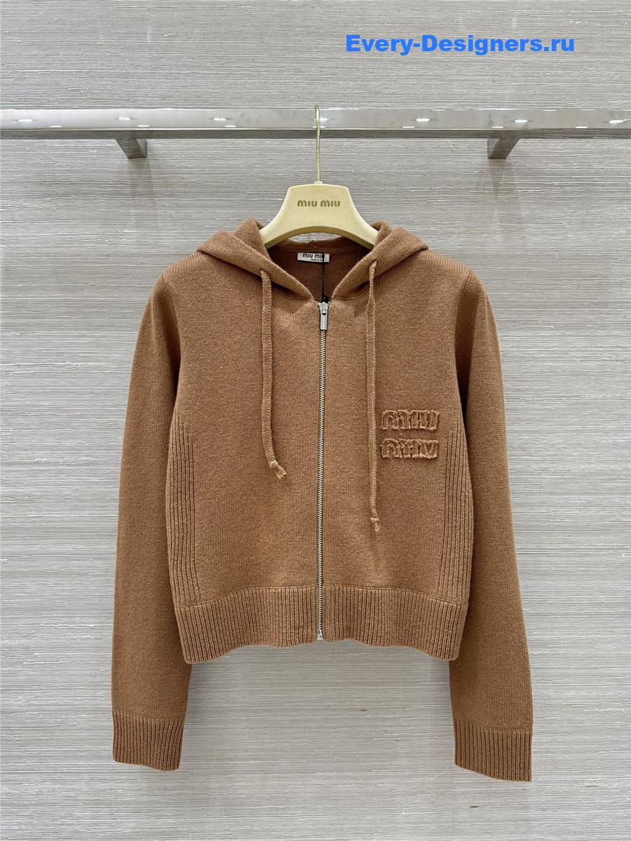 M1um1u zipper jacket + pants set