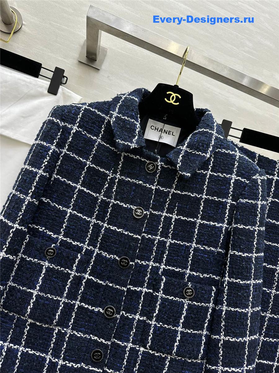 Ch**el wool soft tweed suit