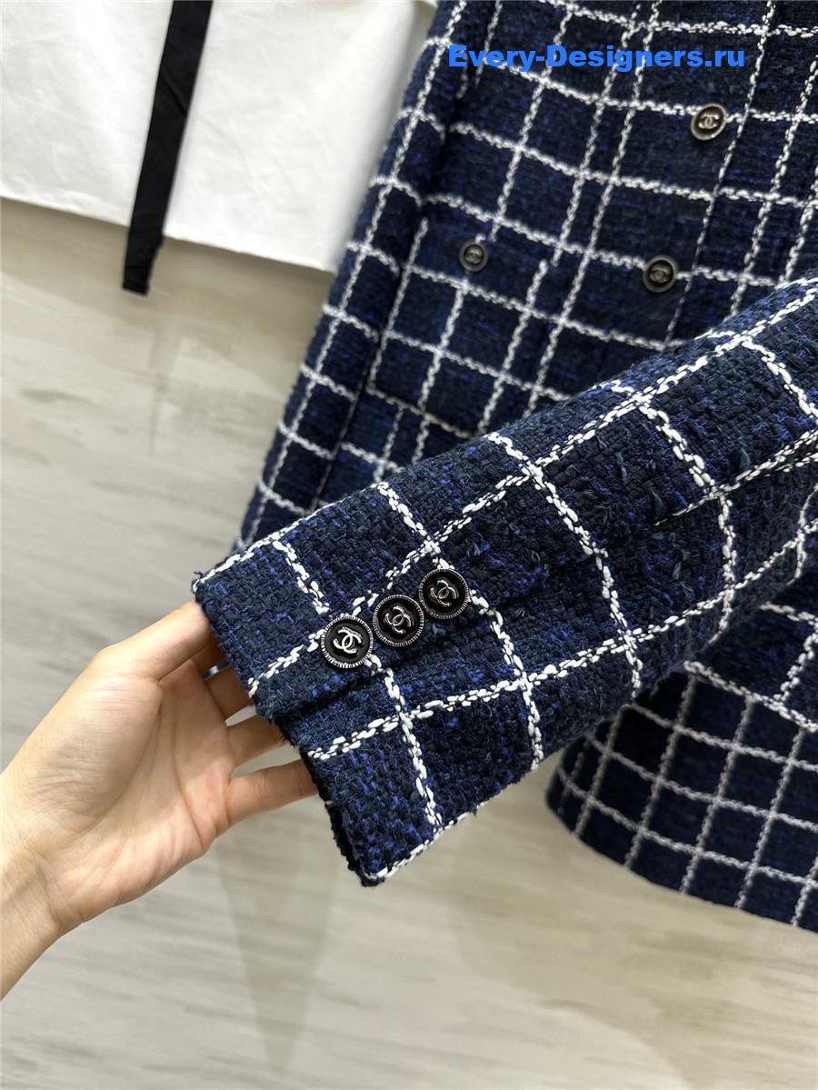 Ch**el wool soft tweed suit