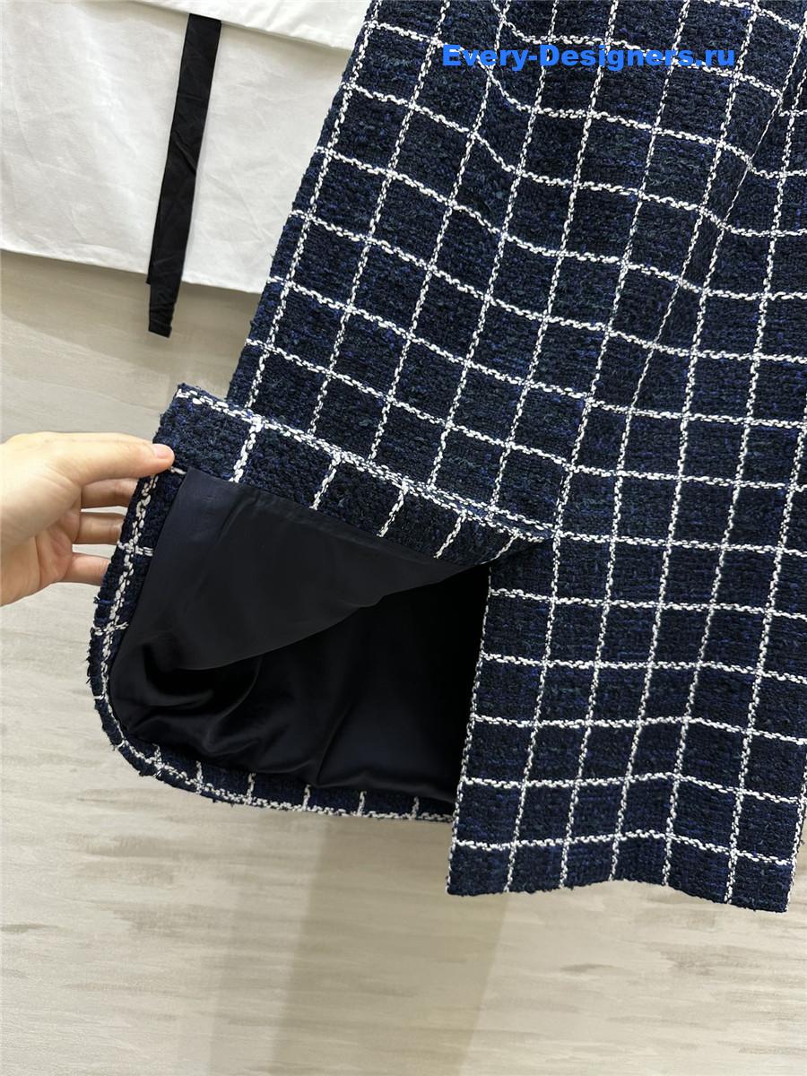 Ch**el wool soft tweed suit