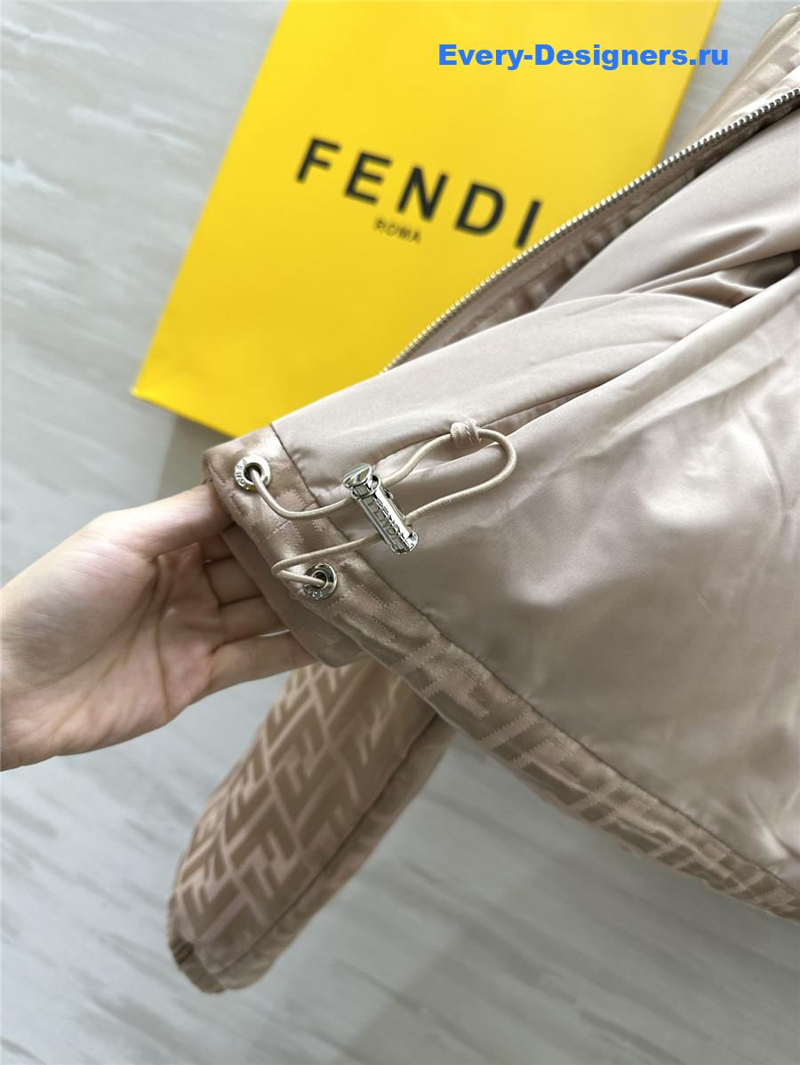 F**di quilted jacquard jacket