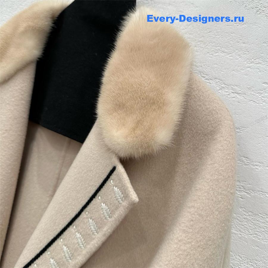H**me5 long cashmere coat