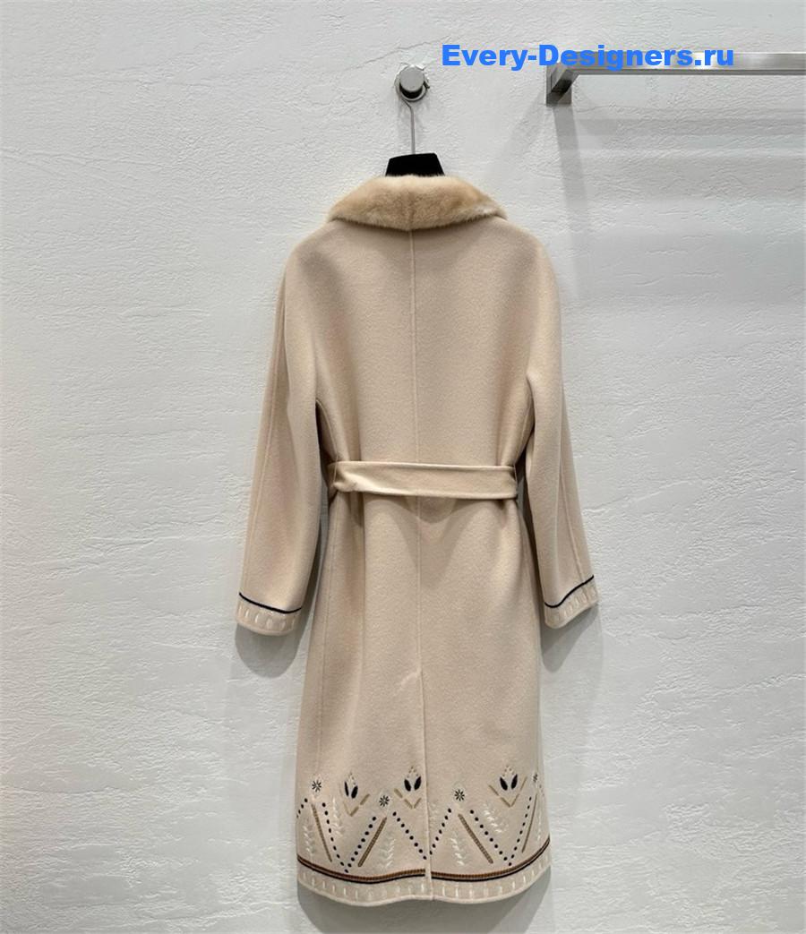 H**me5 long cashmere coat