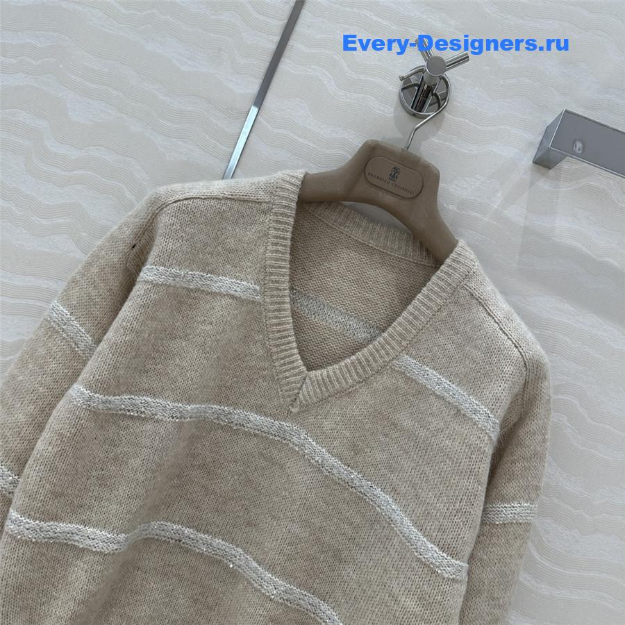 BC V-Neck Alpaca Cardigan in Beige