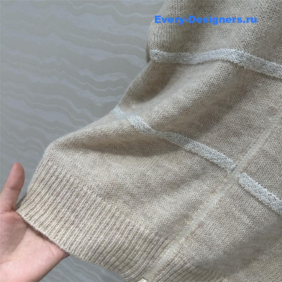 BC Beige Zip-Up Alpaca Cardigan