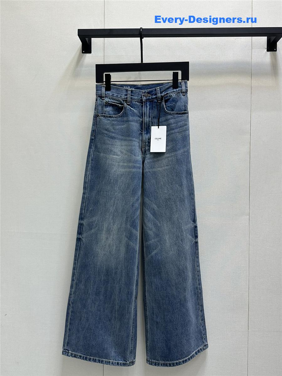 Ce1i*e wide leg jeans