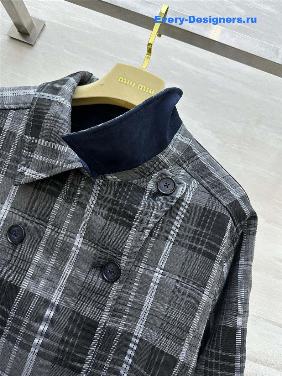 M1um1u reversible trench coat