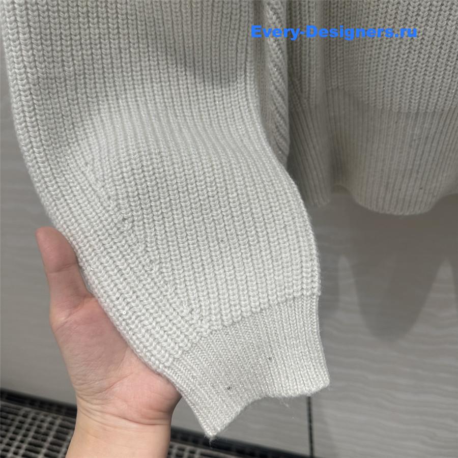 BC Turtleneck Cashmere Sweater off-white