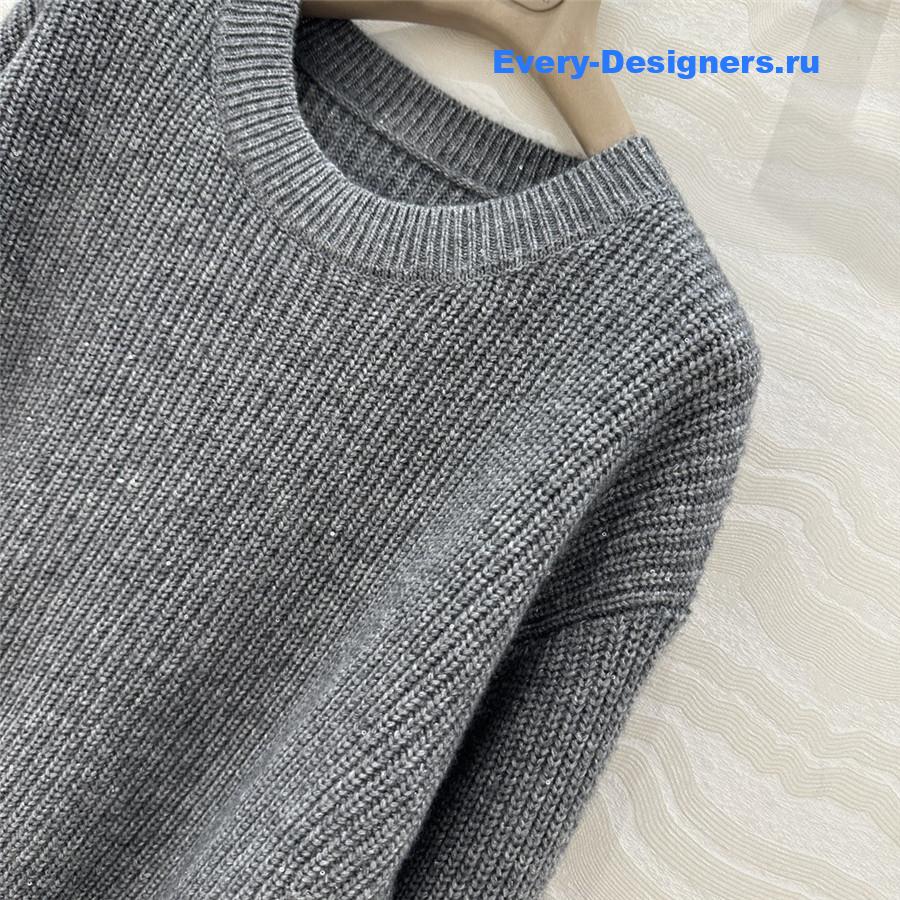 BC Crew-Neck Cashmere Sweater Grey