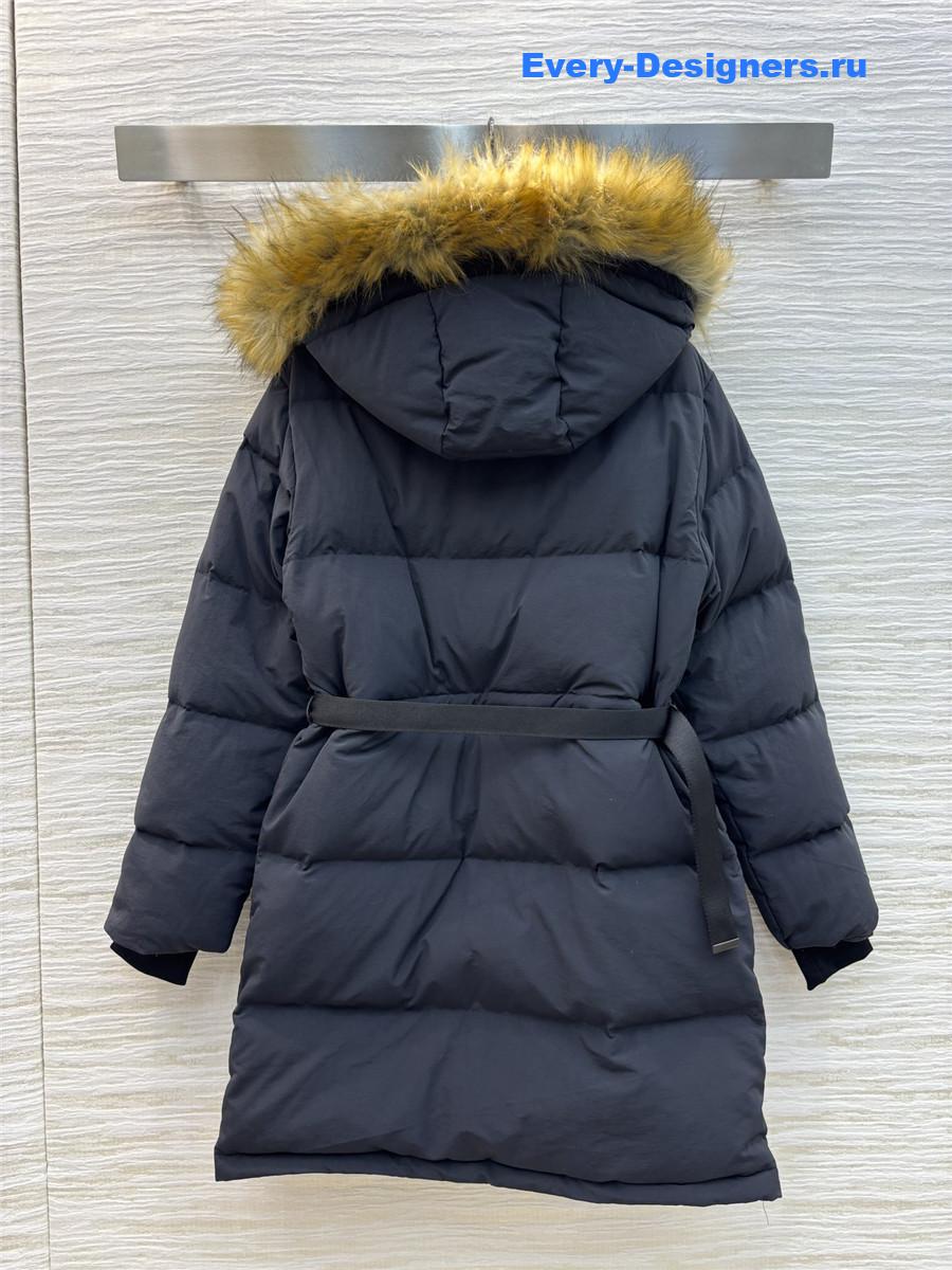 Bv*b*rry long h-line down jacket