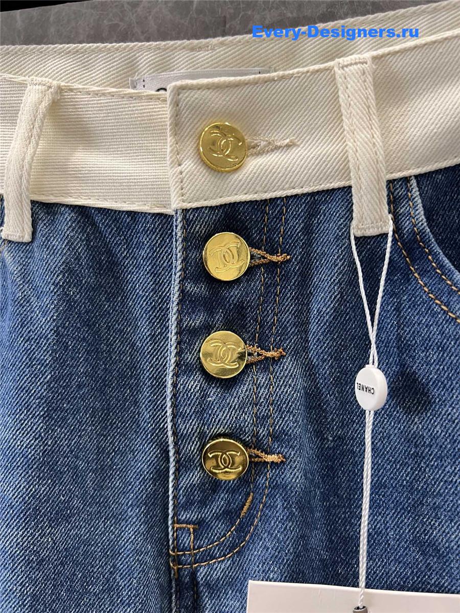 Ch**el 4-button straight trousers