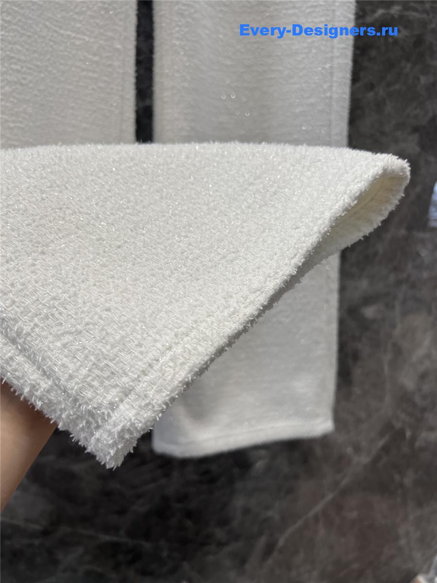 Ch**el casual denim straight pants