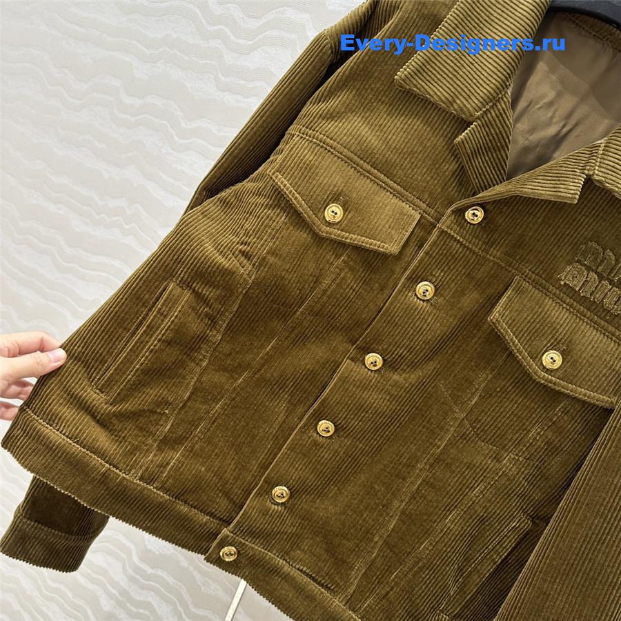 M1um1u corduroy jacket