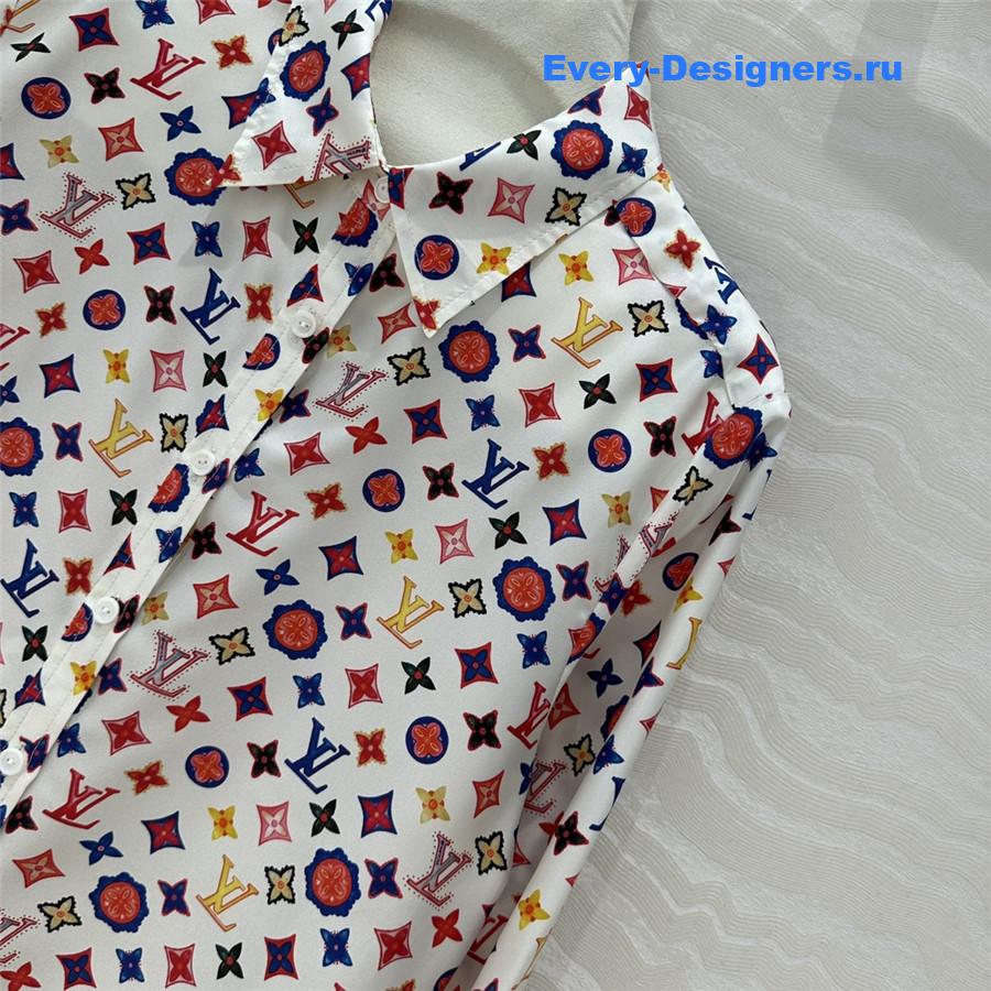 l0vis Vvtt0n lv silk shirt