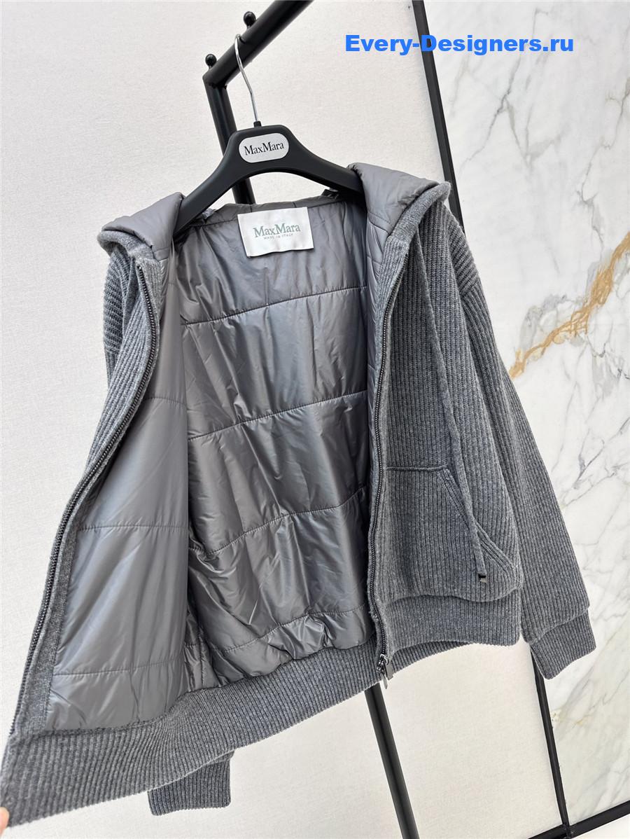 Vanitoo knitted quilted jacket