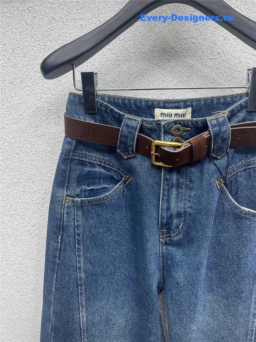 M1um1u straight trousers