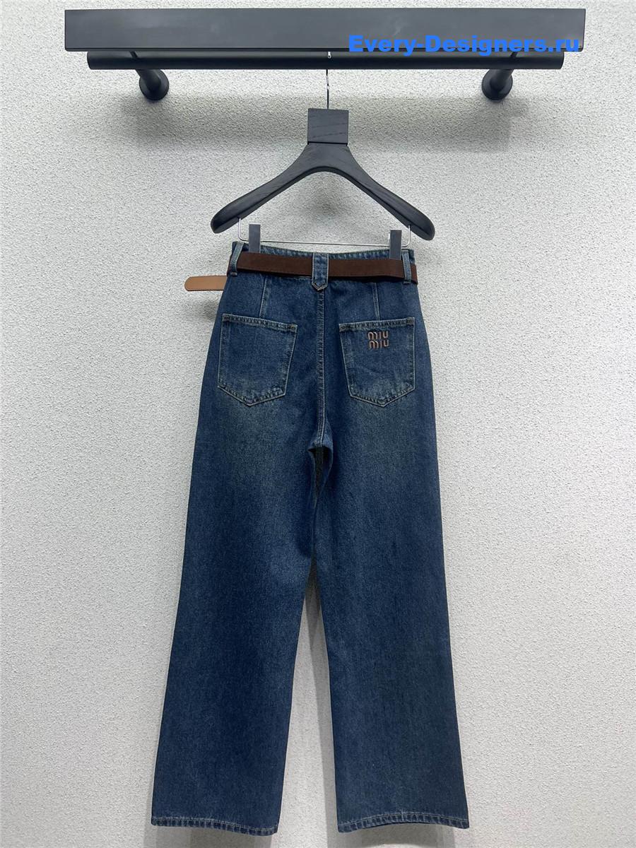 M1um1u straight trousers