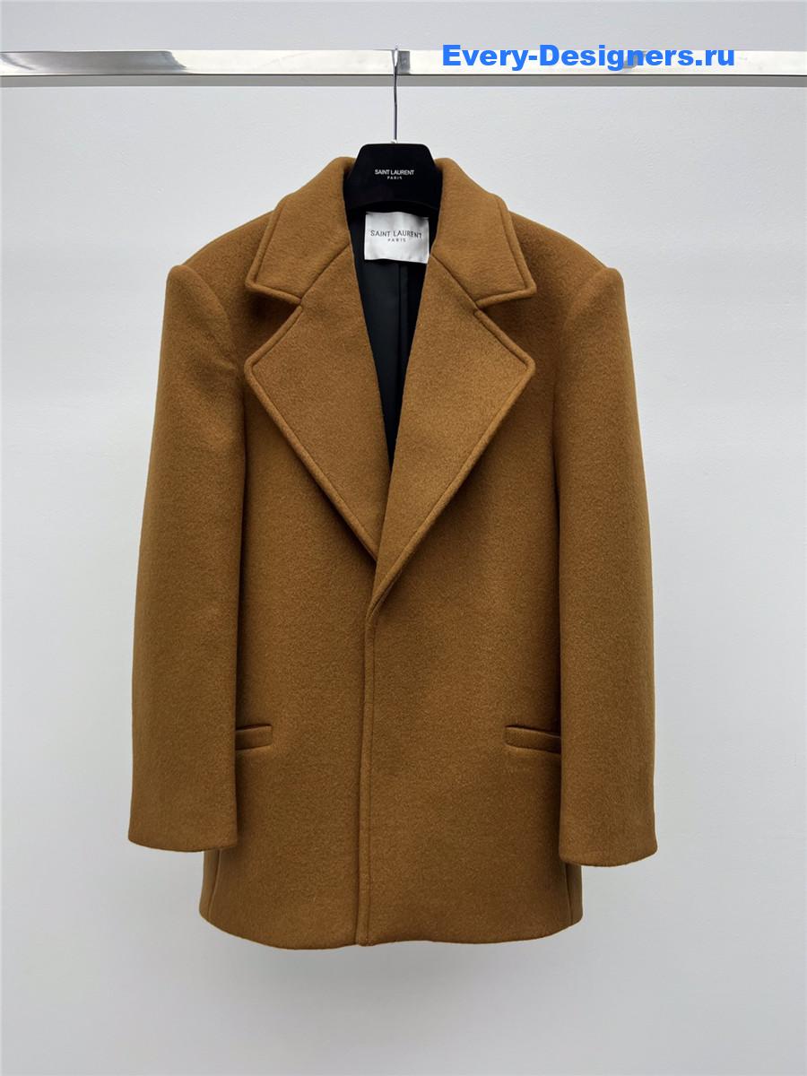 Y51 cocoon wool coat