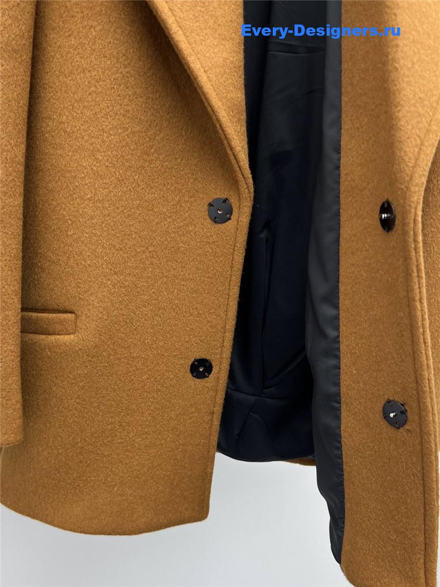 Y51 cocoon wool coat