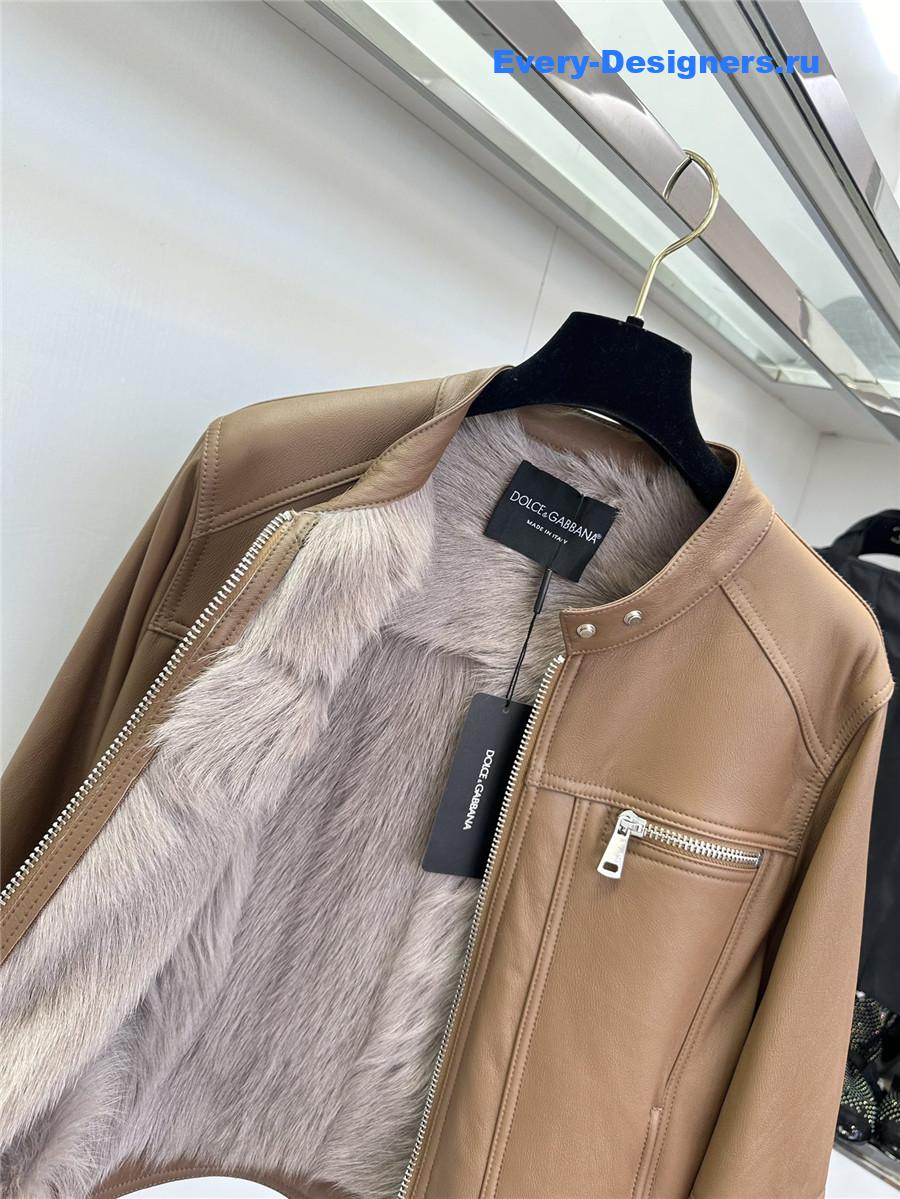 Dolce & Gabbana d&g fur coat