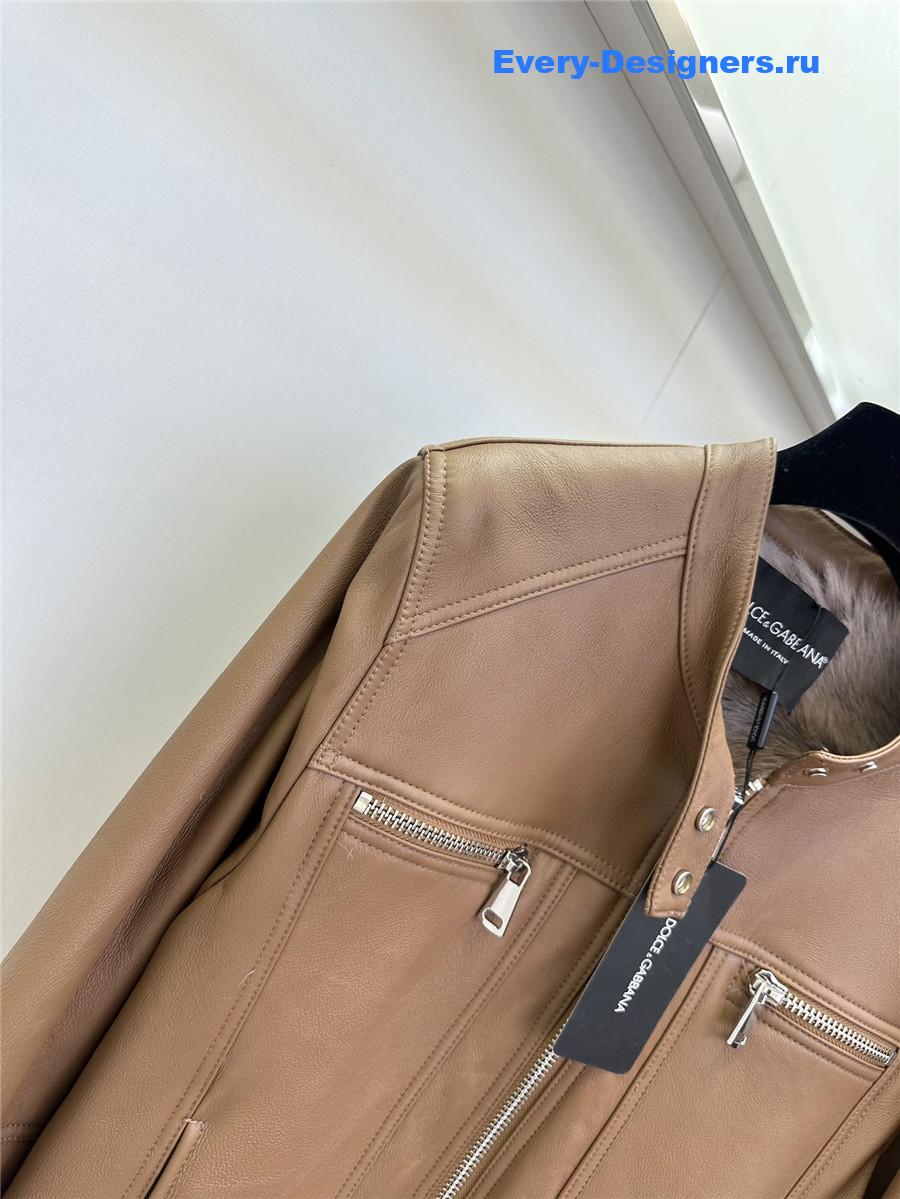 Dolce & Gabbana d&g fur coat