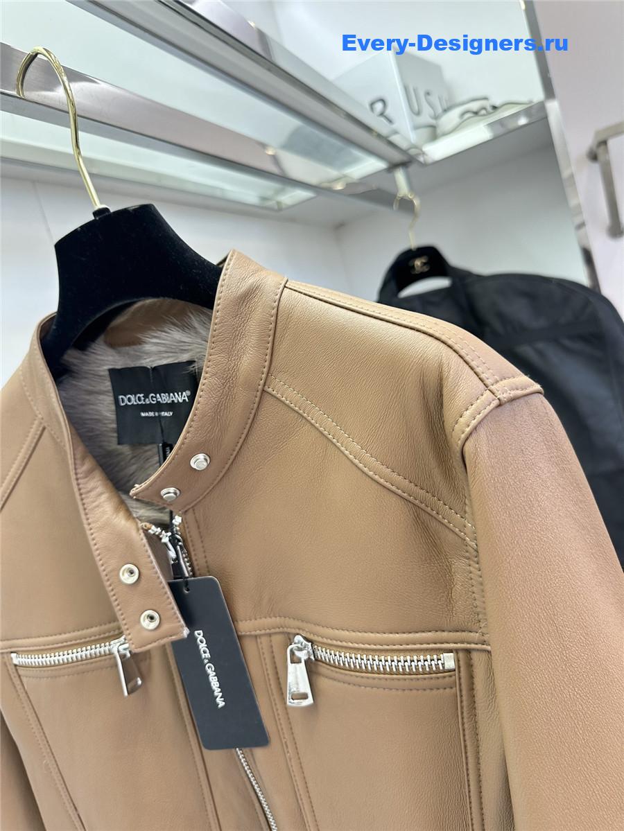 Dolce & Gabbana d&g fur coat