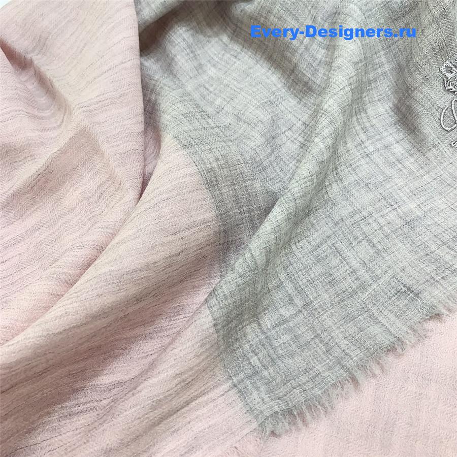 L0r0 P1ana ring velvet colorblock long scarf