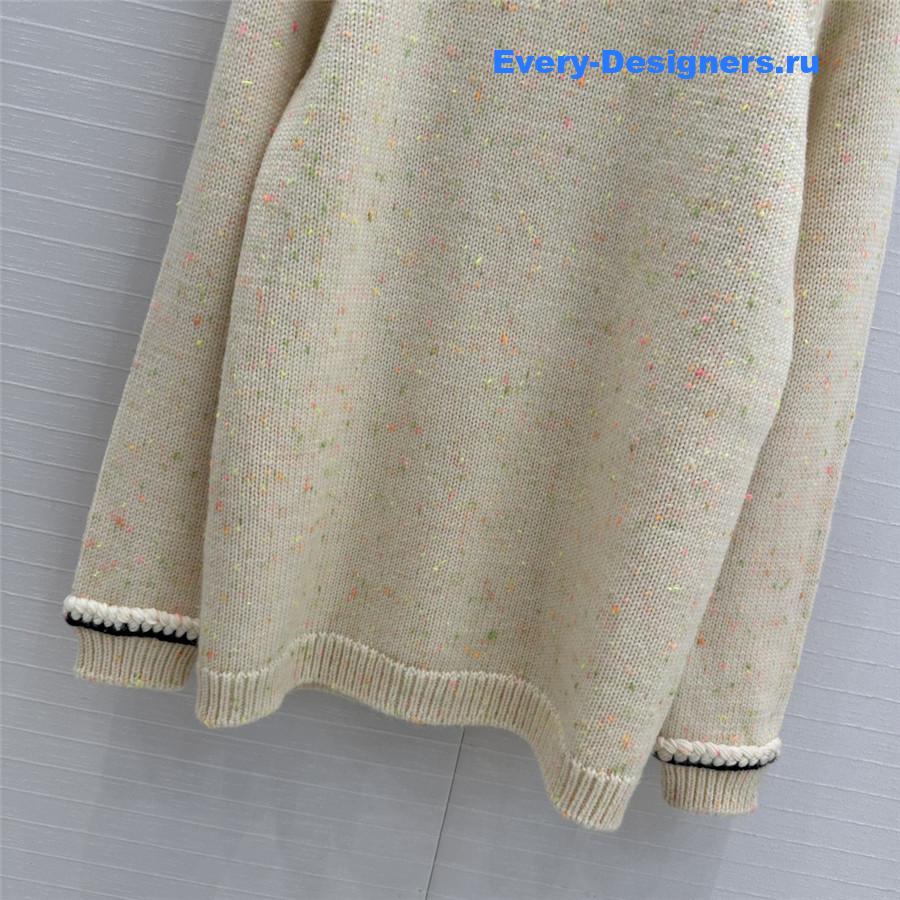 Ch**el trim blend knit sweater virgin