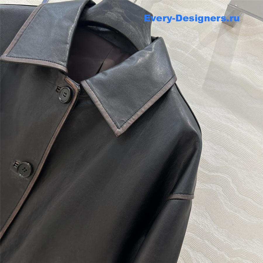 L0ew* leather jacket