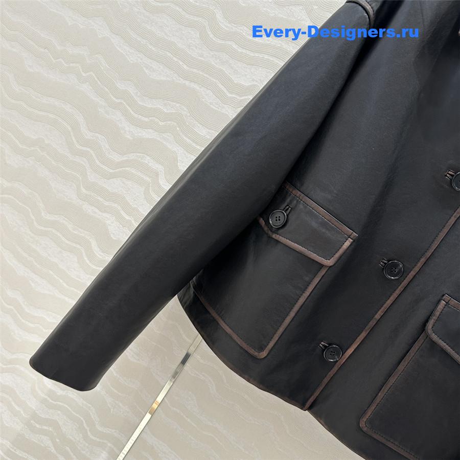 L0ew* leather jacket